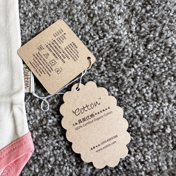 NWT Baby Girl 3 piece lot, organic cotton - Picture 9 of 14